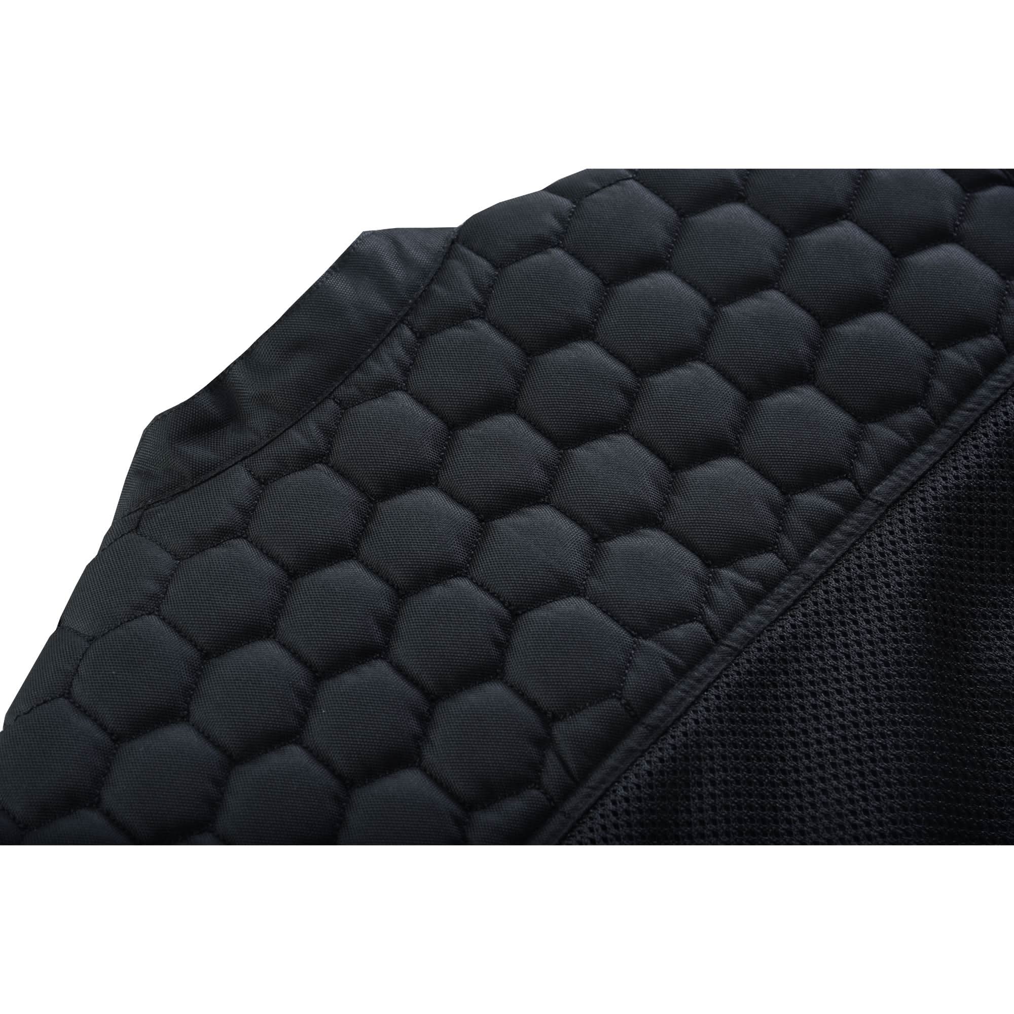 Mesh Heat Men's Black Mesh Textile Vest