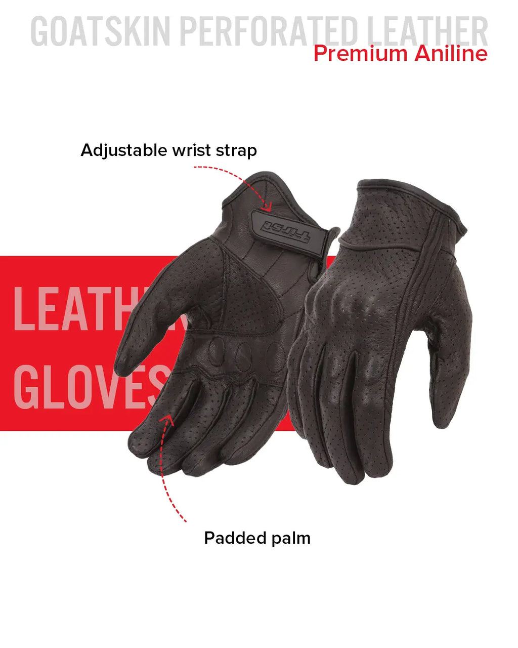 Razer - Men's Perforated Gloves