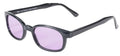 11216 X - KD'S BLK FRAME/LIGHT PURPLE LENS
