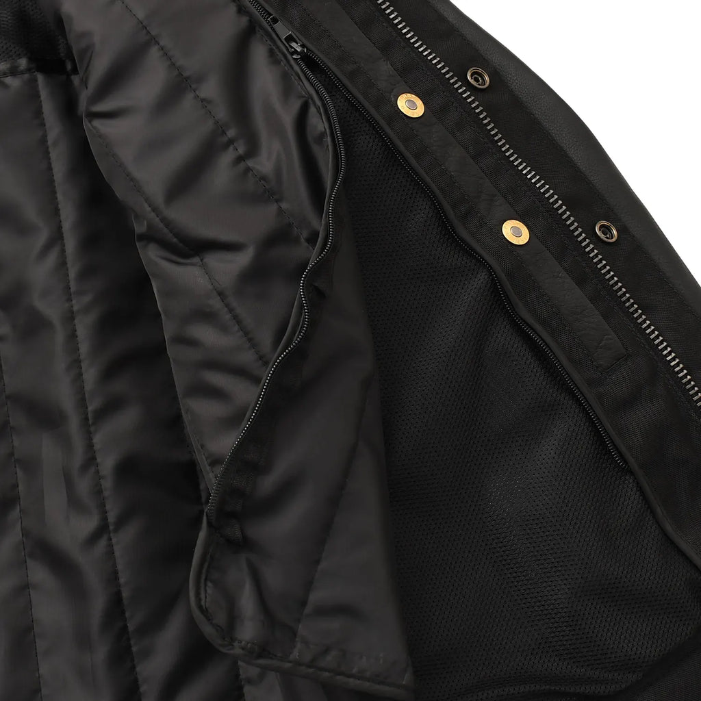 Nightstrike Men’s Motorcycle Leather Jacket