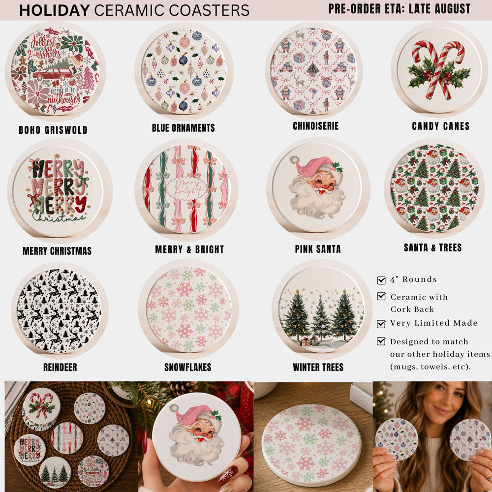 Christmas Coasters PRE-ORDER