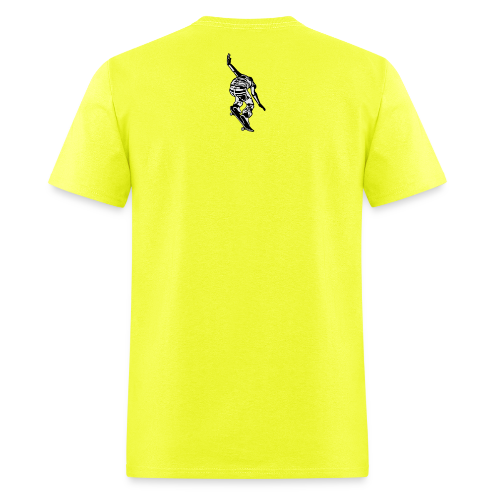 Unisex Classic T-Shirt Skate Eat Sleep Repeat - safety green