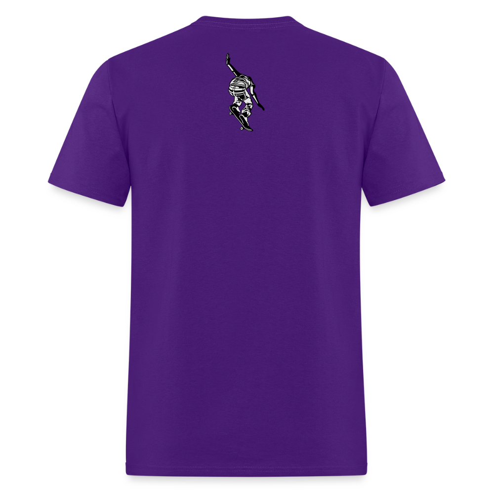 Unisex Classic T-Shirt Skate Eat Sleep Repeat - purple