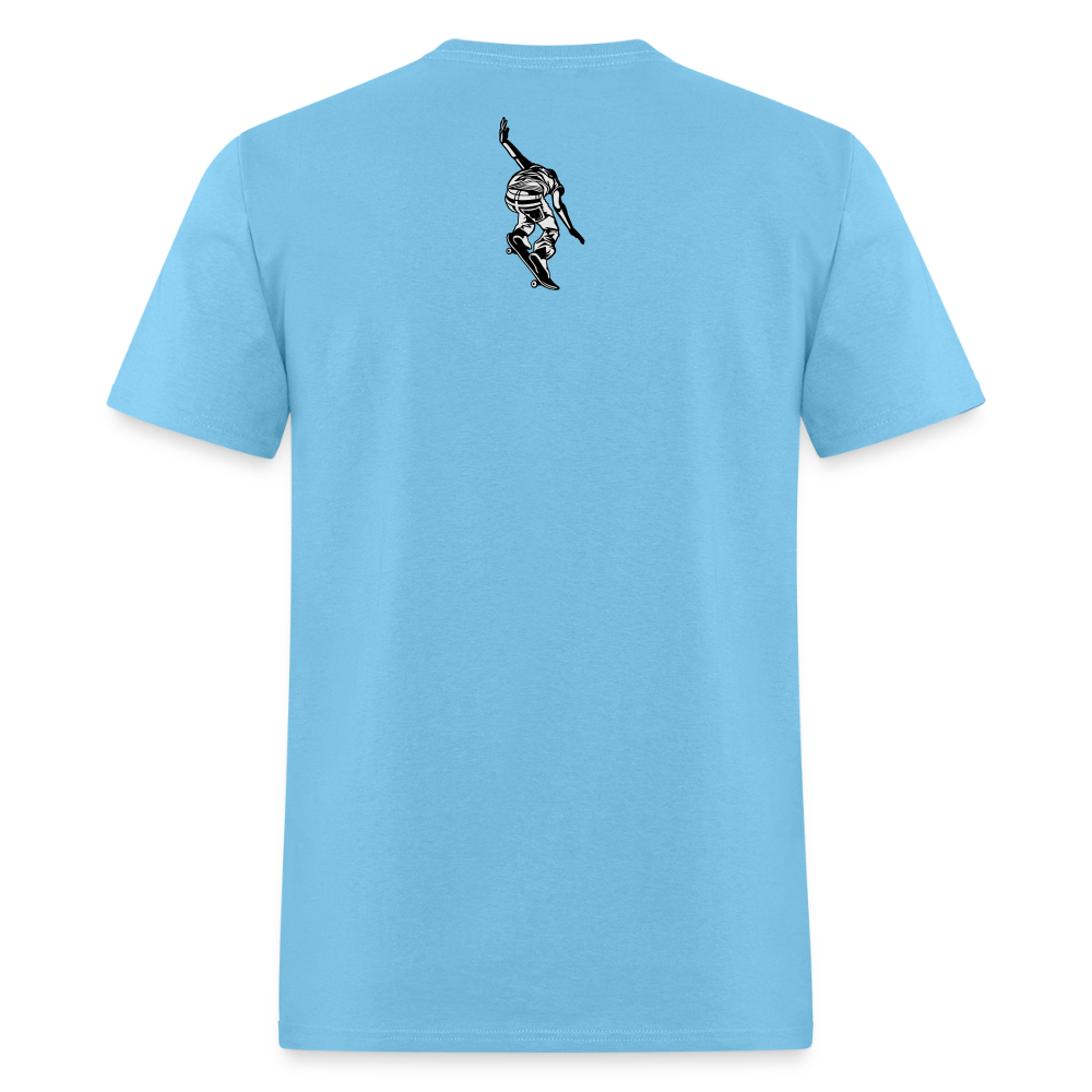 Unisex Classic T-Shirt Skate Eat Sleep Repeat - aquatic blue