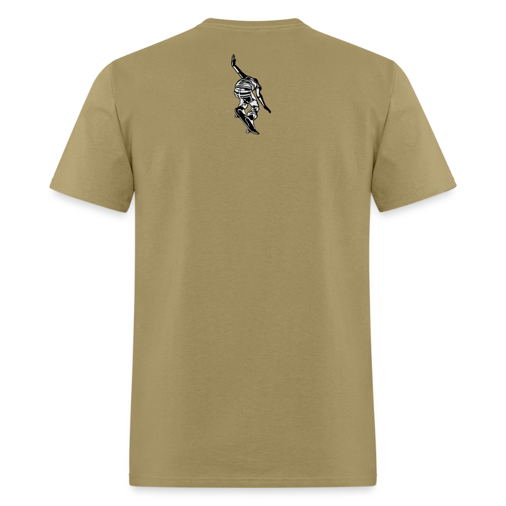 Unisex Classic T-Shirt Skate Eat Sleep Repeat - khaki
