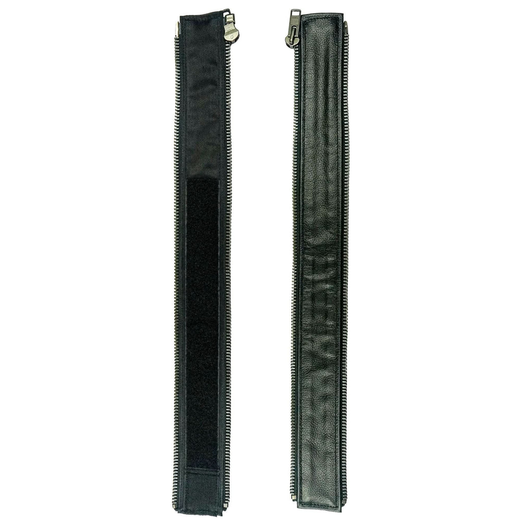 VXP52 Men's Black Universal Vest Expander Panel with Gun Metal Zip # 1