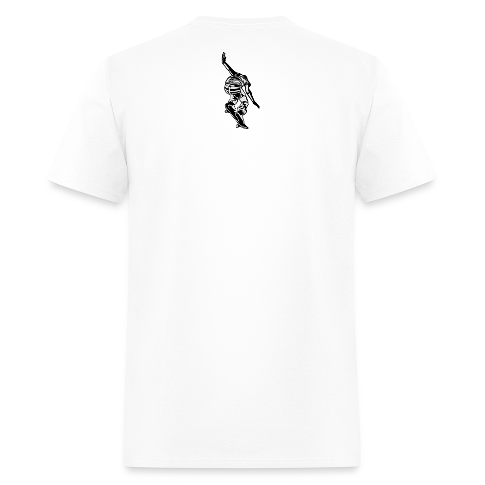 Unisex Classic T-Shirt Skate Eat Sleep Repeat - white