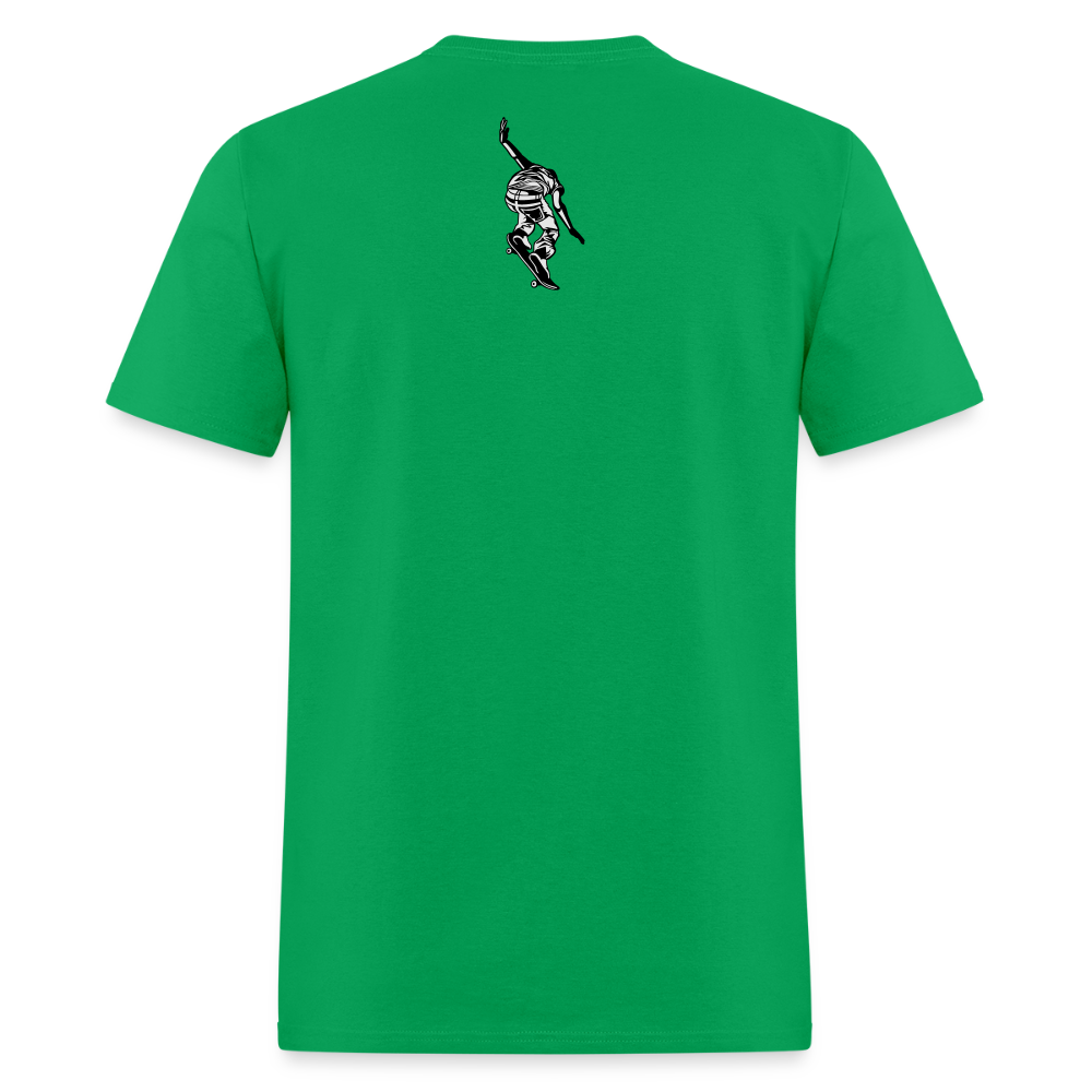 Unisex Classic T-Shirt Skate Eat Sleep Repeat - bright green