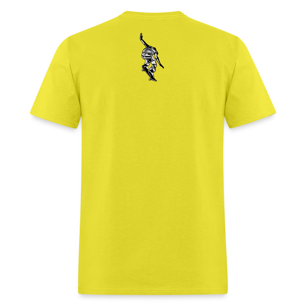 Unisex Classic T-Shirt Skate Eat Sleep Repeat - yellow