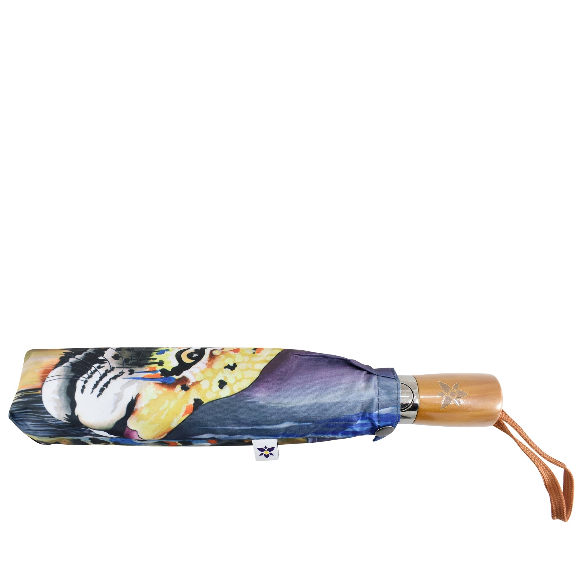 Auto Open/ Close Printed Umbrella - Leopard