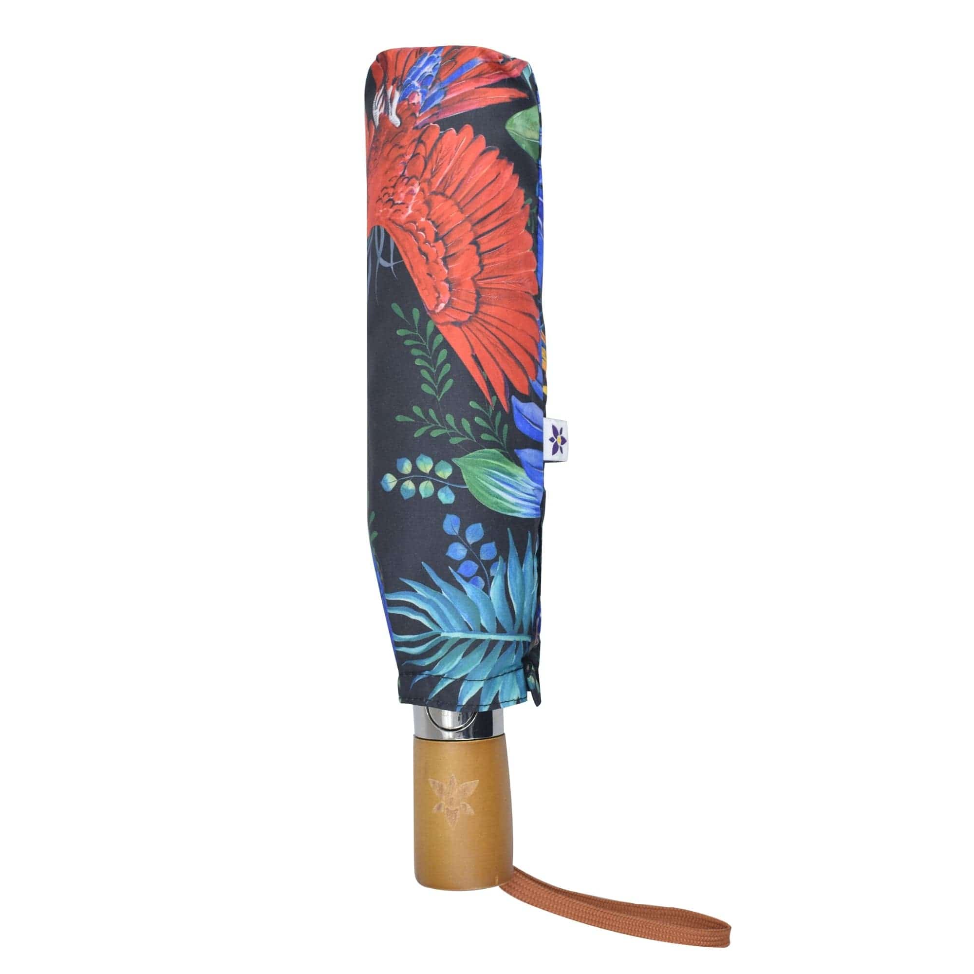 Auto Open/ Close Printed Umbrella - Birds