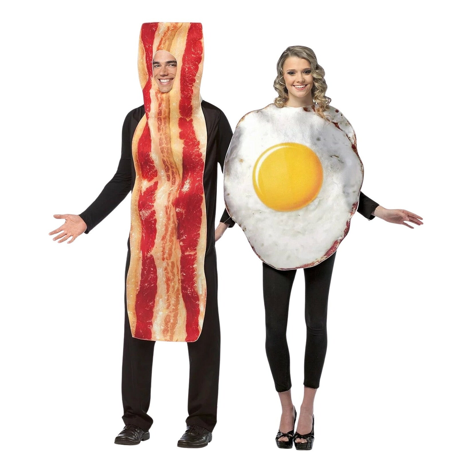 Adult Bacon and Egg Couple Costumes