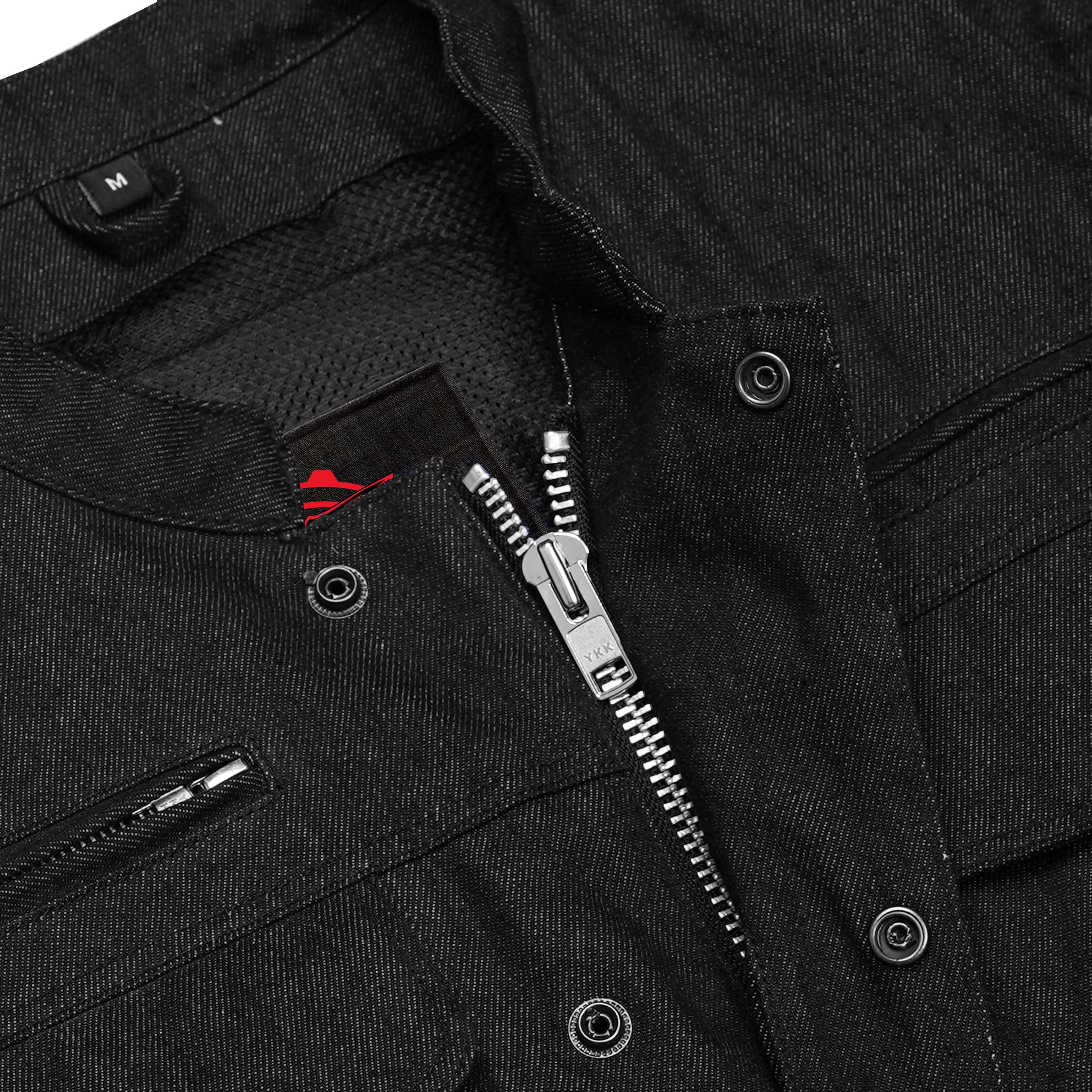 Mens Rough Rub-Off Denim Jacket