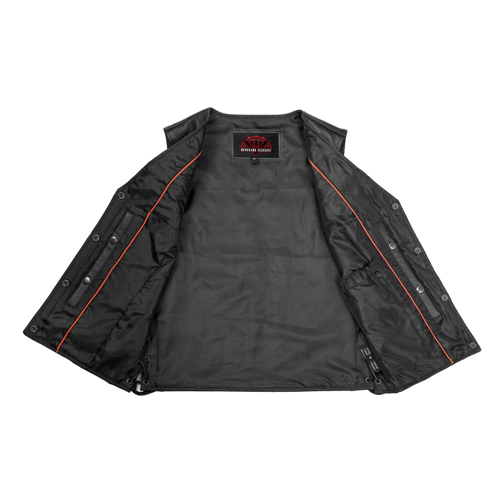 Women's Gray Single Back Panel Concealed Carry Vest