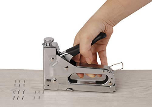 eZthings Staple Gun Stapler Tool Set - 3 in 1 Heavy Duty kit with 2400 Staples, Nail Steel for Wood Work, Upholstery, Decoration, Carpentry, Furniture