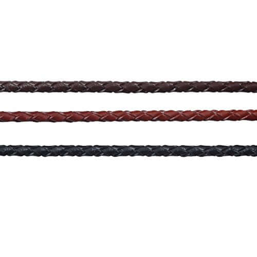 REED Genuine Leather Cord Braiding Lace Strings for Leather Crafts and Jewelry Making of Necklaces Plus Bracelets