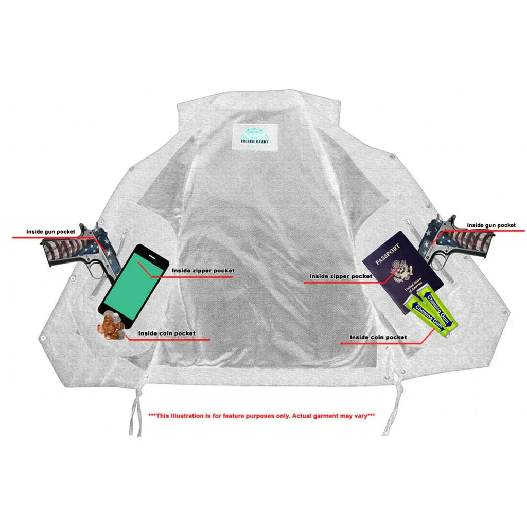 Men's Ten Pocket Denim Utility Vest - TALL