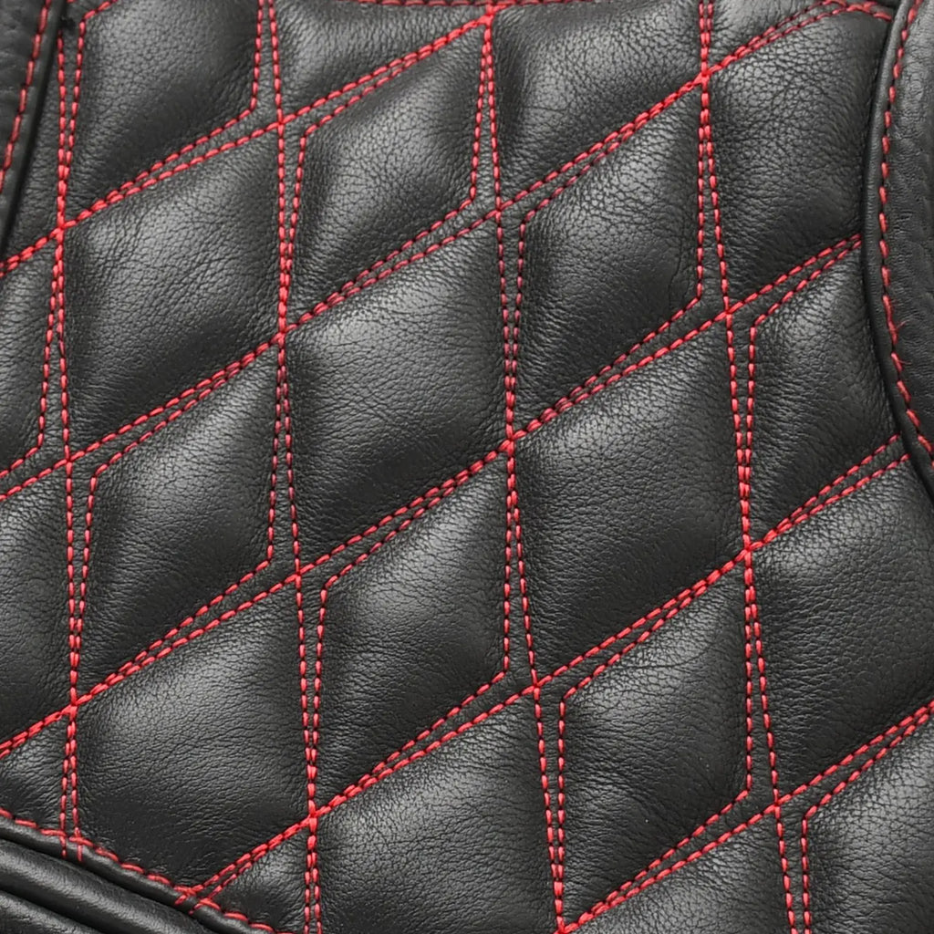 Tactical Emerald Men’s Motorcycle Leather Vest