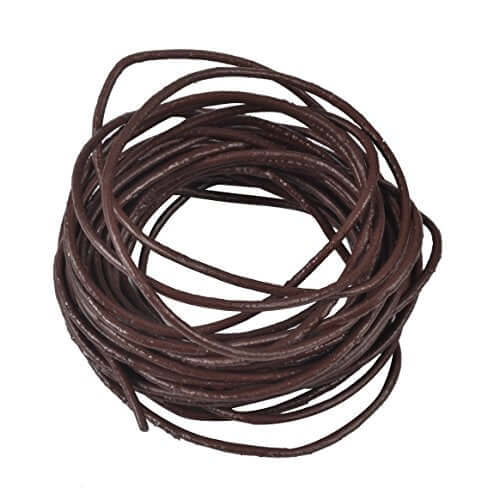 REED Genuine Leather Cord Braiding Lace Strings for Leather Crafts and Jewelry Making of Necklaces Plus Bracelets