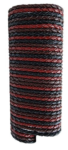 REED Genuine Leather Cord Braiding Lace Strings for Leather Crafts and Jewelry Making of Necklaces Plus Bracelets