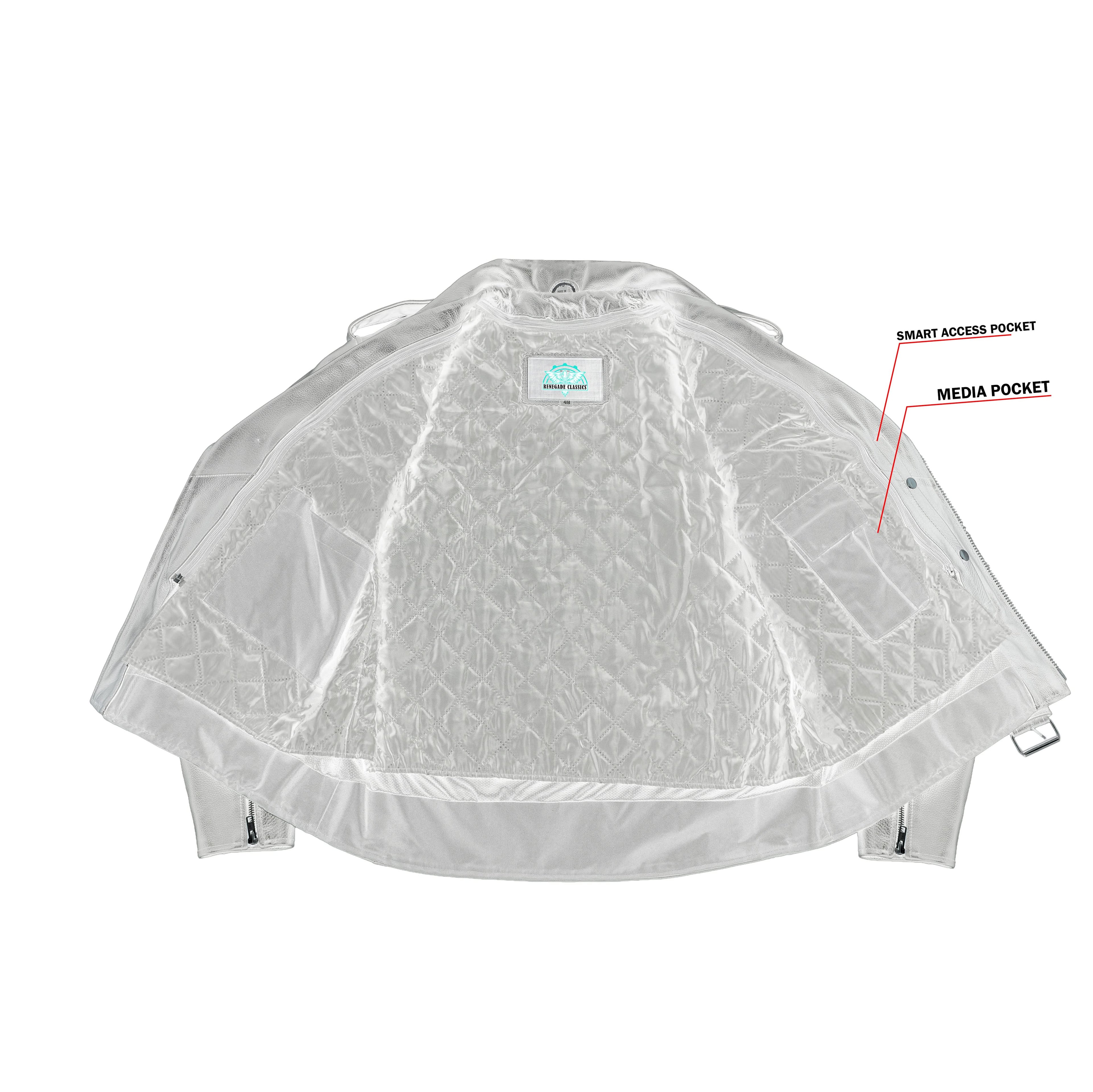 Freedom Rider Black Men's Leather Jacket – Eagle Embossed