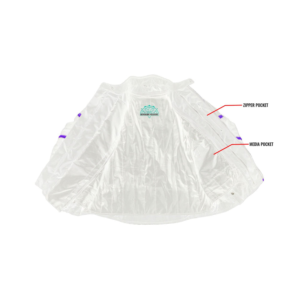 Hi-Viz blast Micro Mesh Mens Motorcycle Jacket – Lightweight