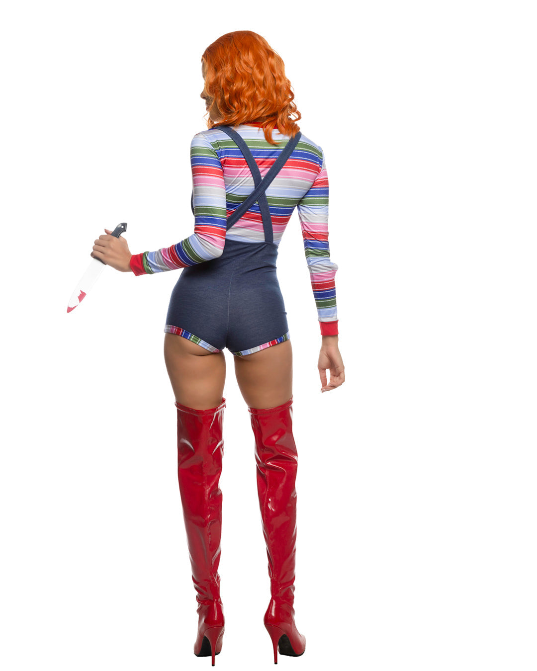 2pc Deadly Playdate  Chucky-inspired women's Halloween costume