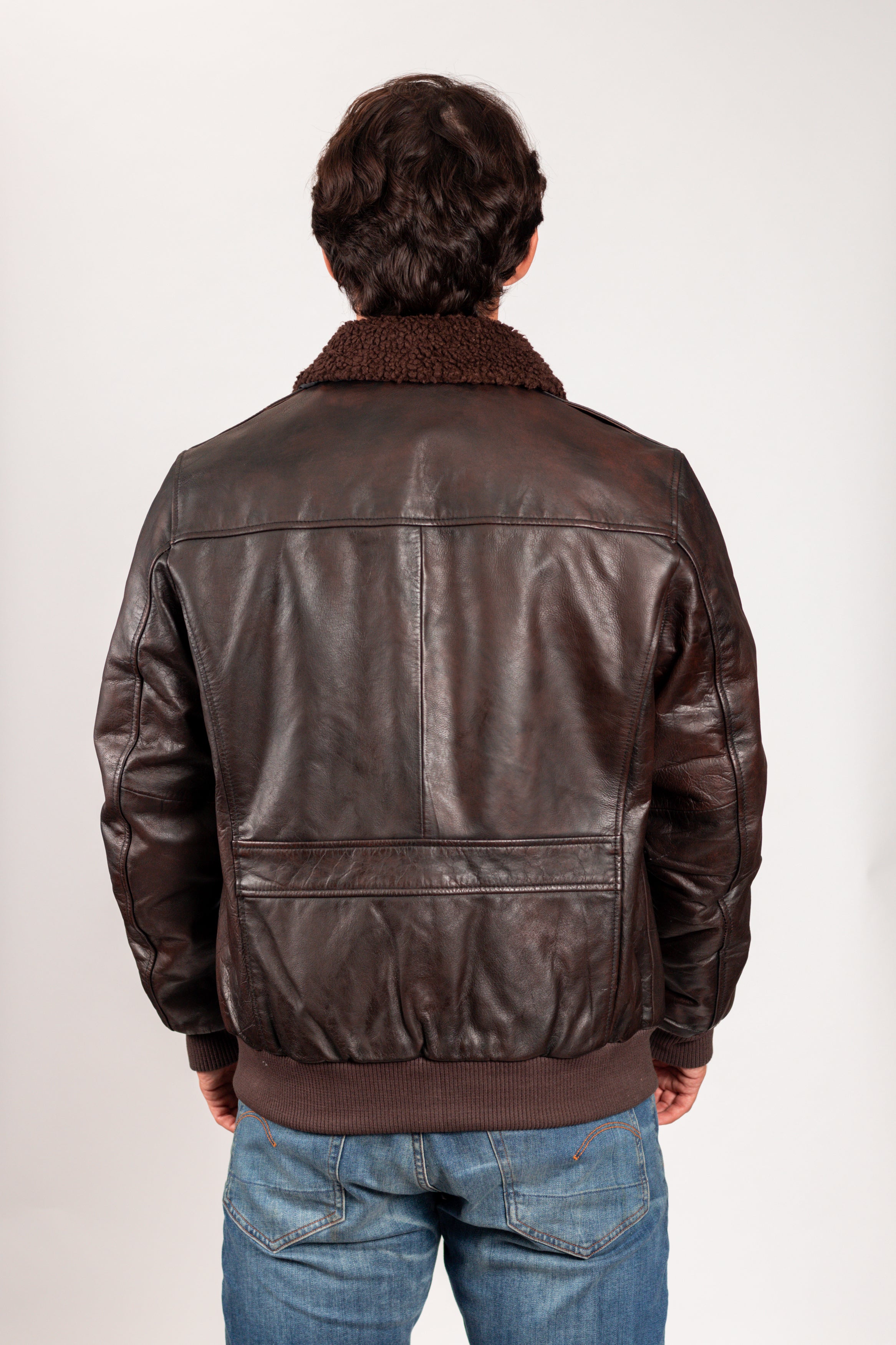 Bomber Men's Fashion Leather Jacket