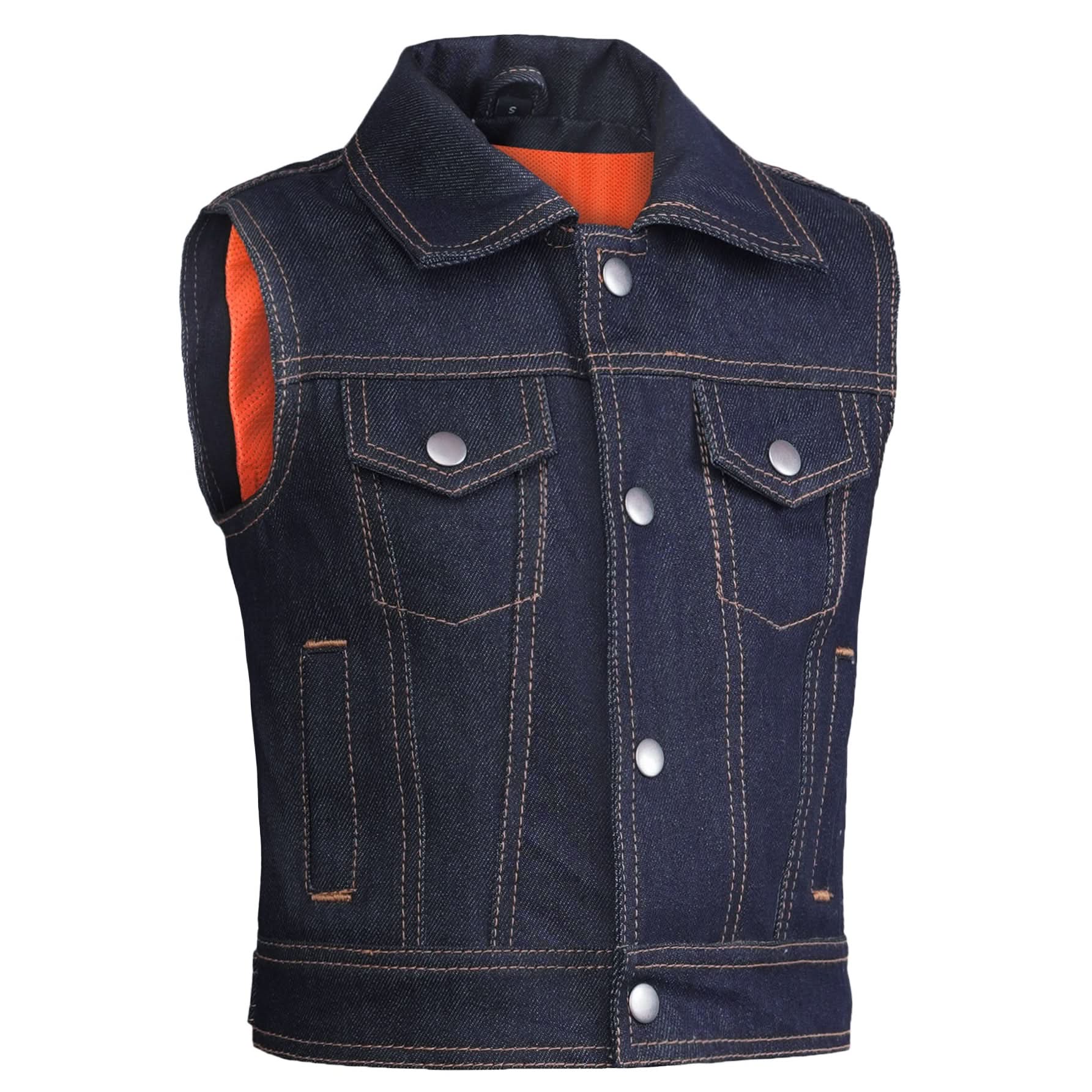 Azure Indigo Kids Denim Vest