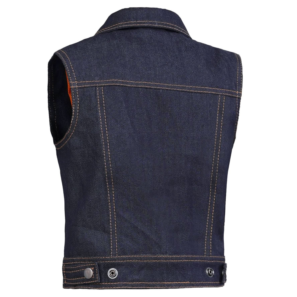 Azure Indigo Kids Denim Vest