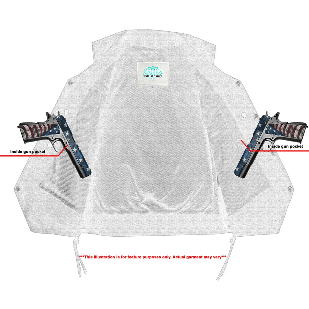 Women's 6 Pocket Denim Utility Vest - Black