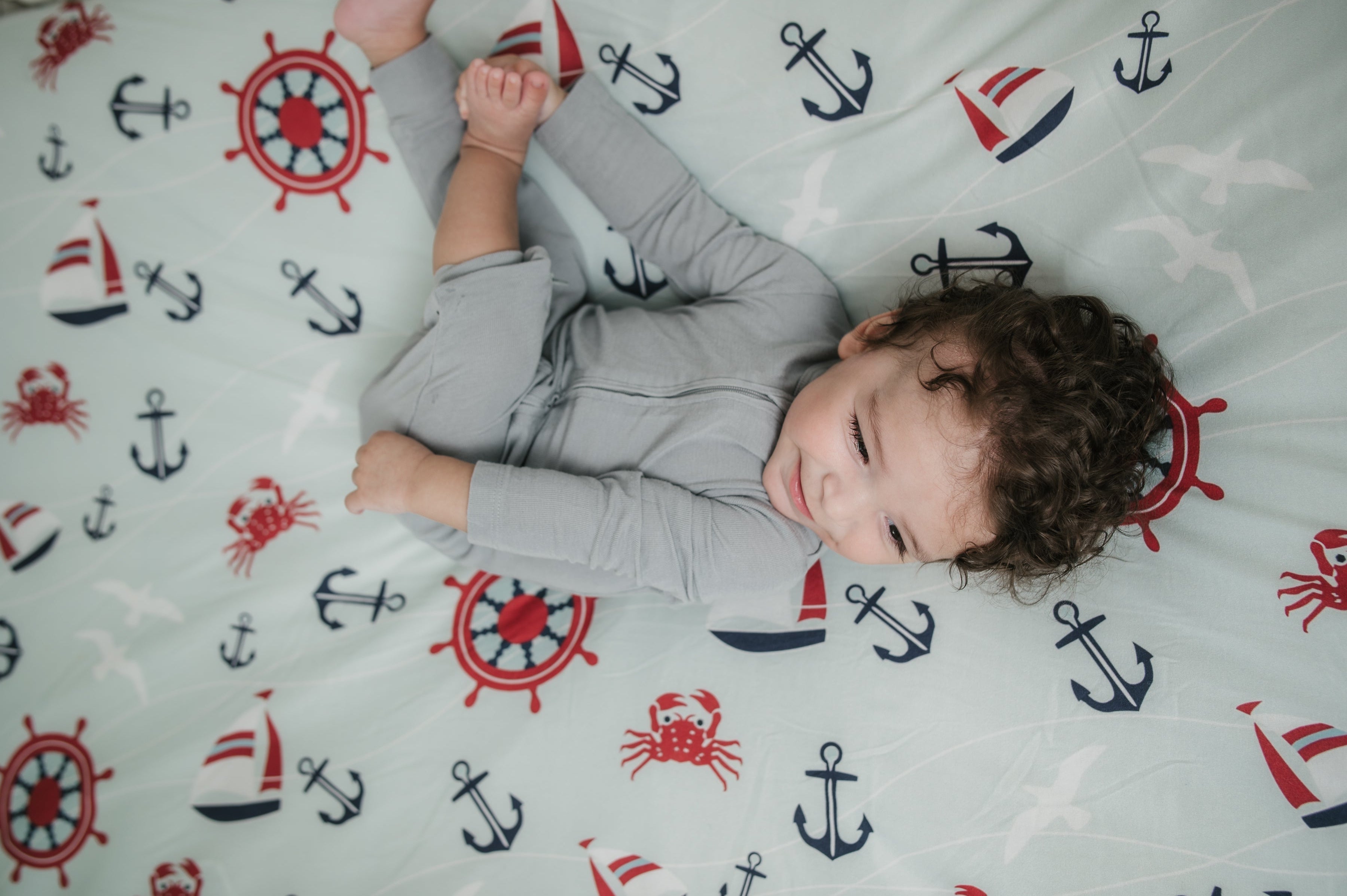 Ahoy Little One Crib Sheet