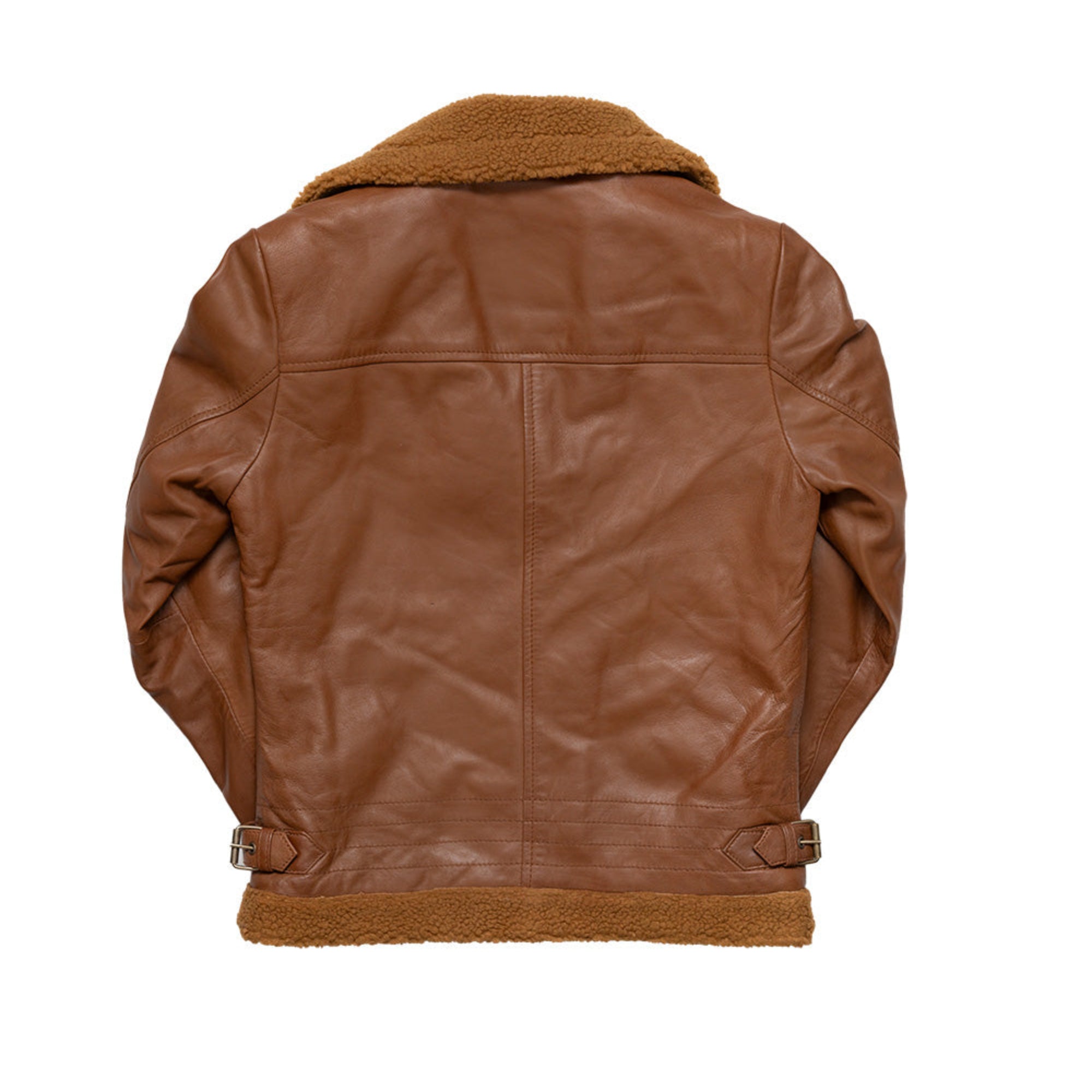 Chelsea Women's Leather Jacket Faux Shearling