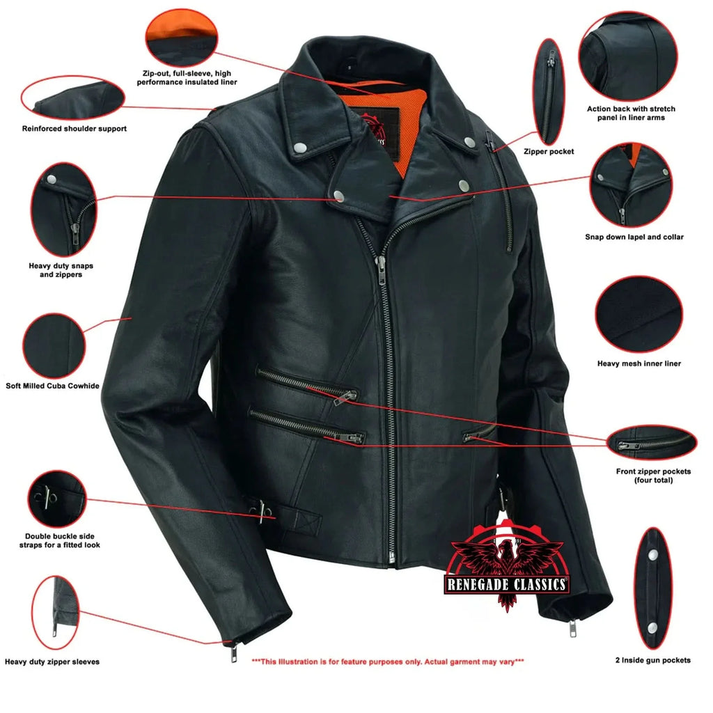 Women's Updated Stylish M/C Jacket