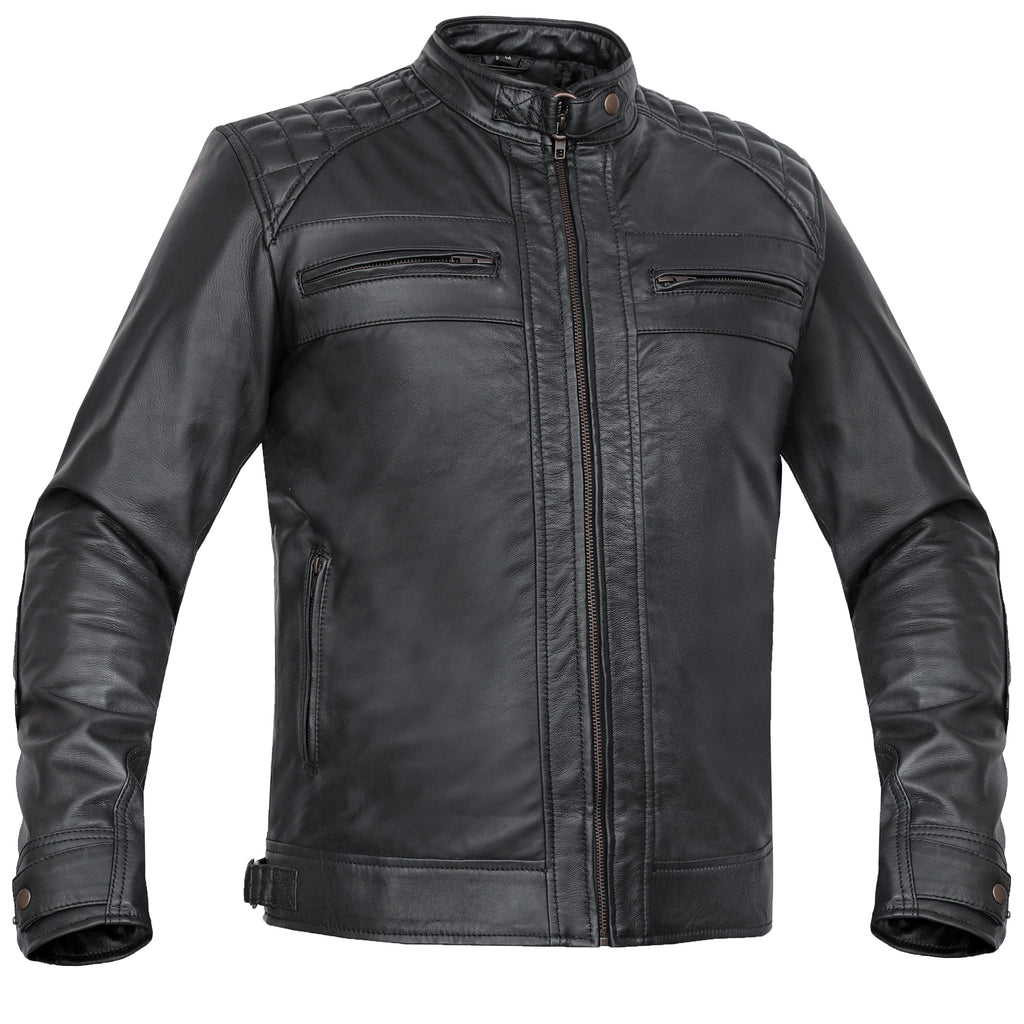 Men's Faux Leather Fashion Jacket