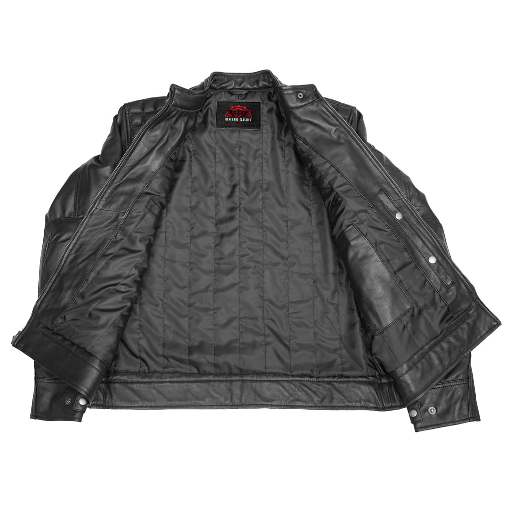 Men's Faux Leather Fashion Jacket