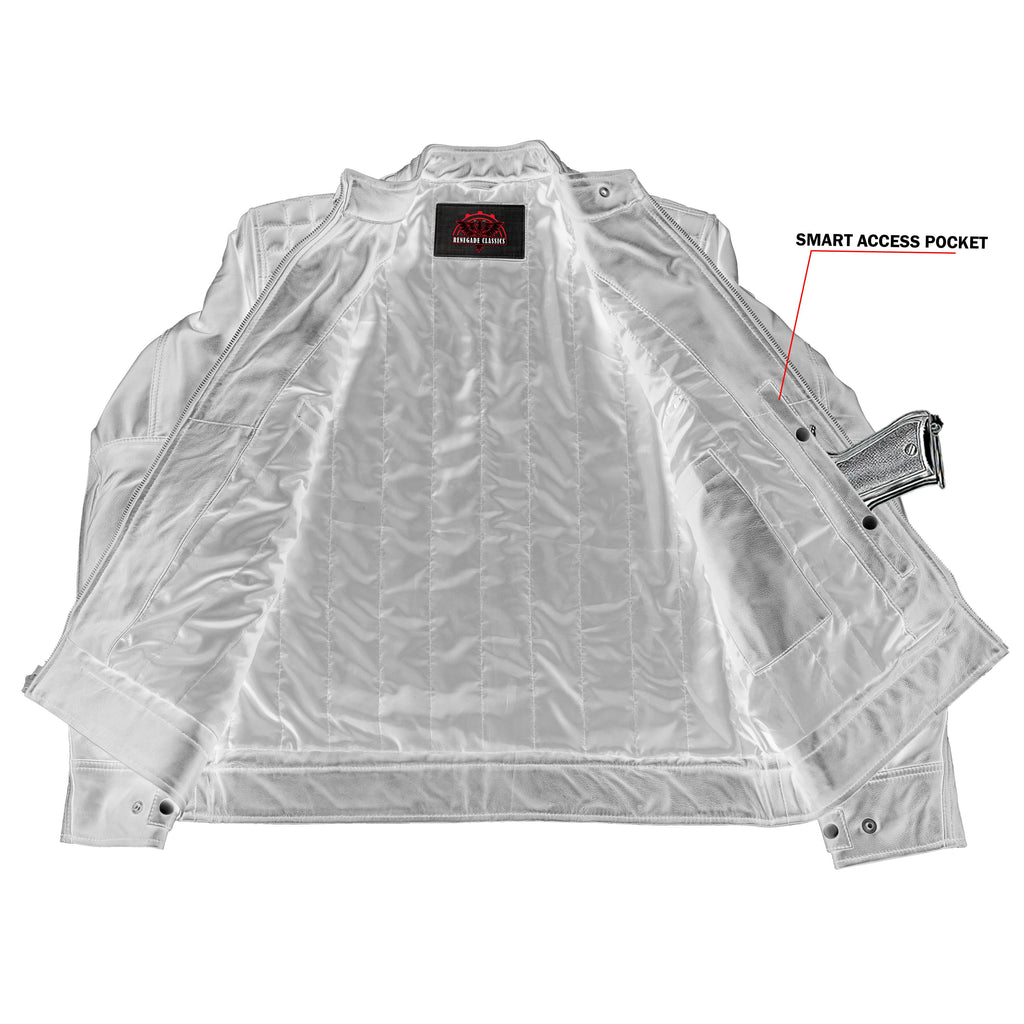 Men's Faux Leather Fashion Jacket