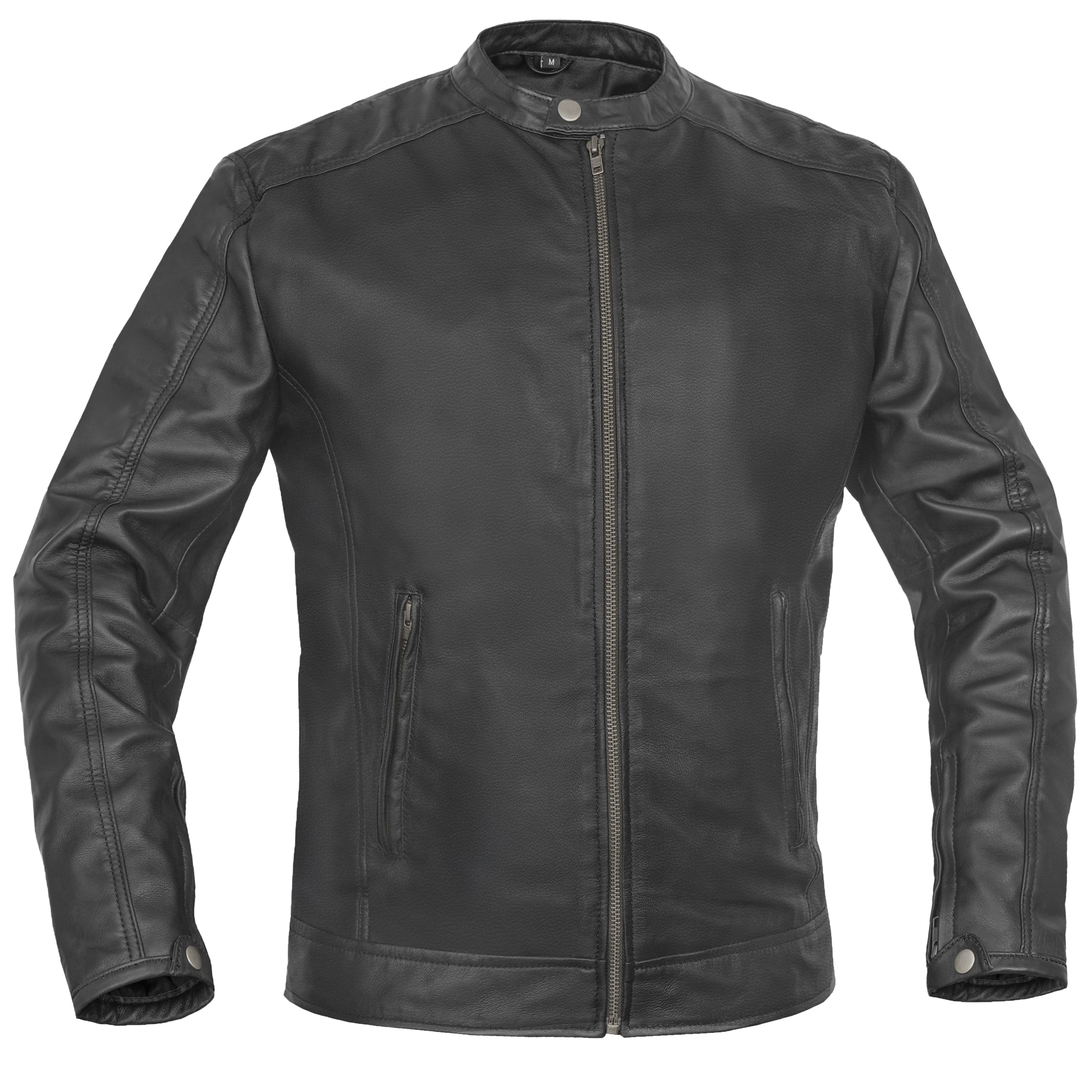 Classic Joe Men's Fashion Lambskin Leather Jacket