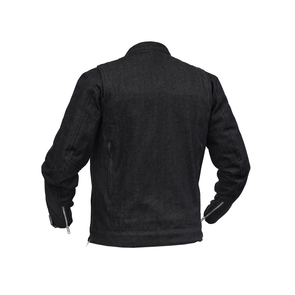 Mens Rough Rub-Off Denim Jacket