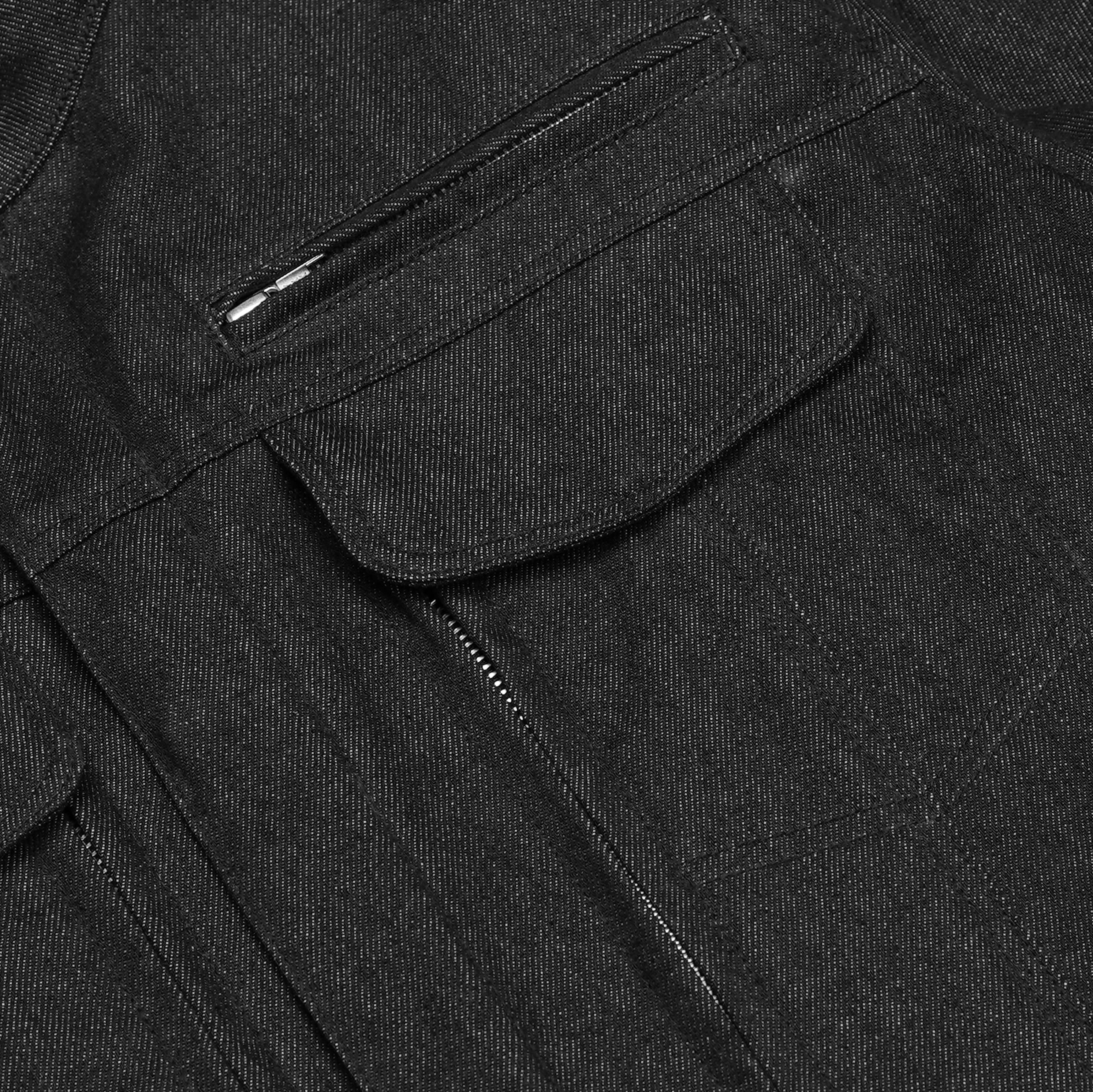 Mens Rough Rub-Off Denim Jacket