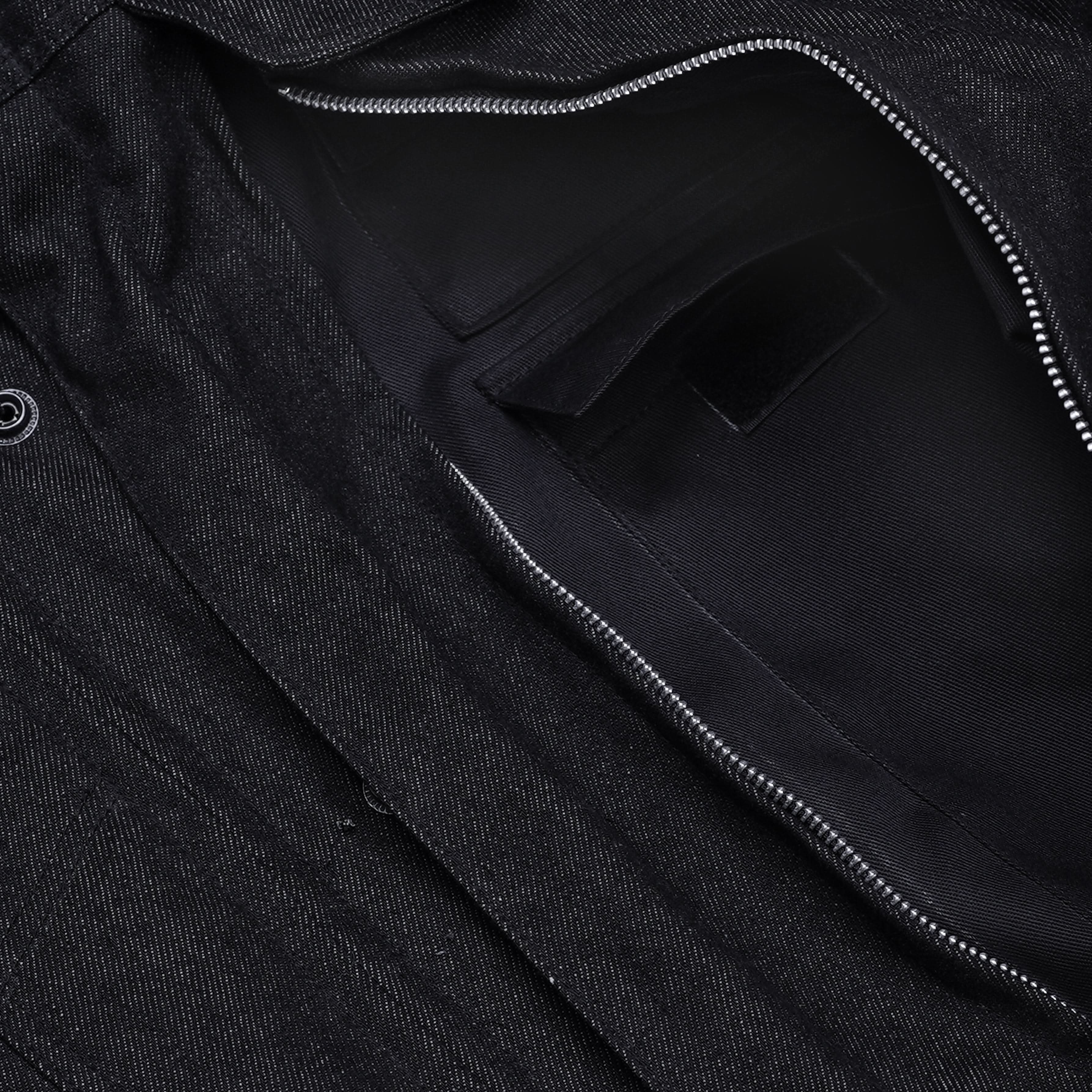 Mens Rough Rub-Off Denim Jacket