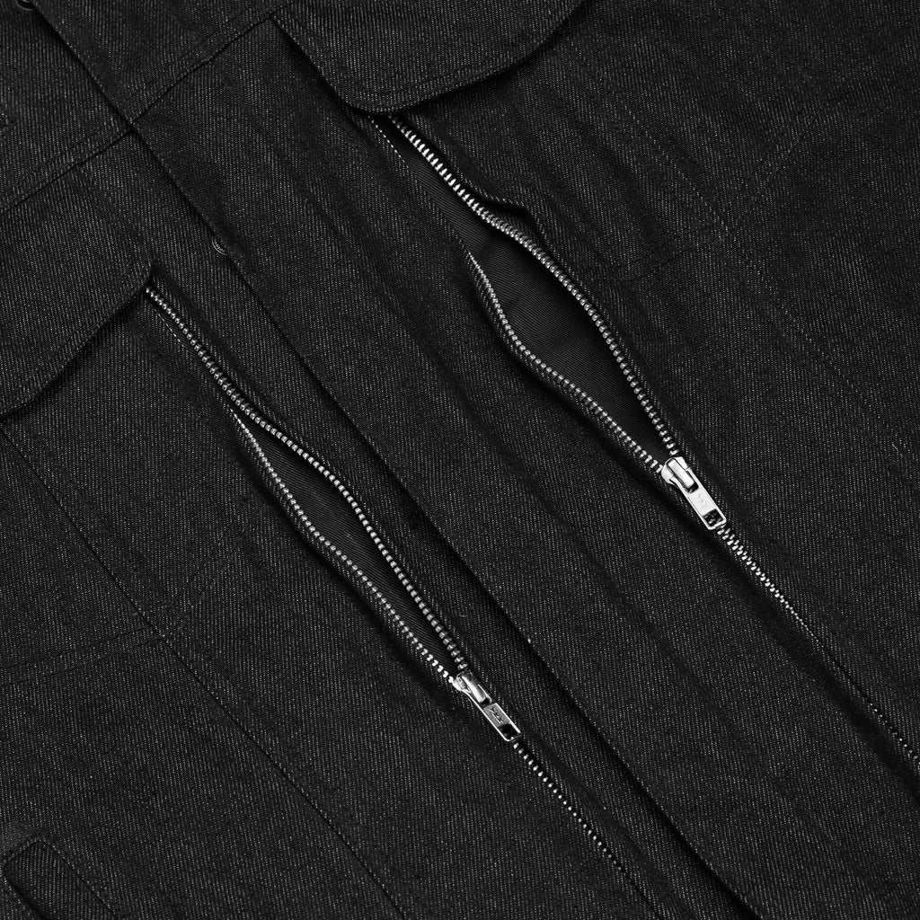 Mens Rough Rub-Off Denim Jacket