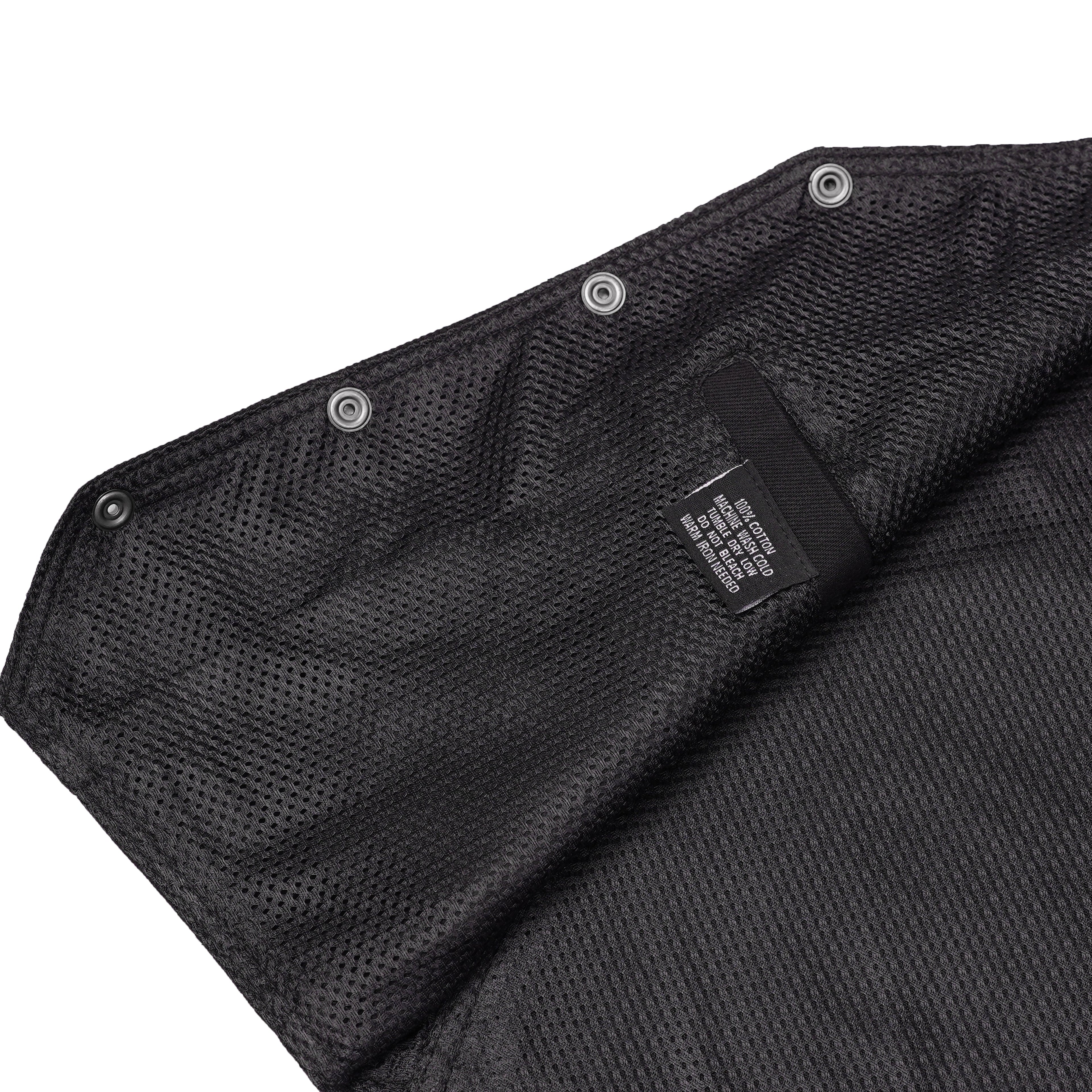 Women's 6 Pocket Denim Utility Vest - Black