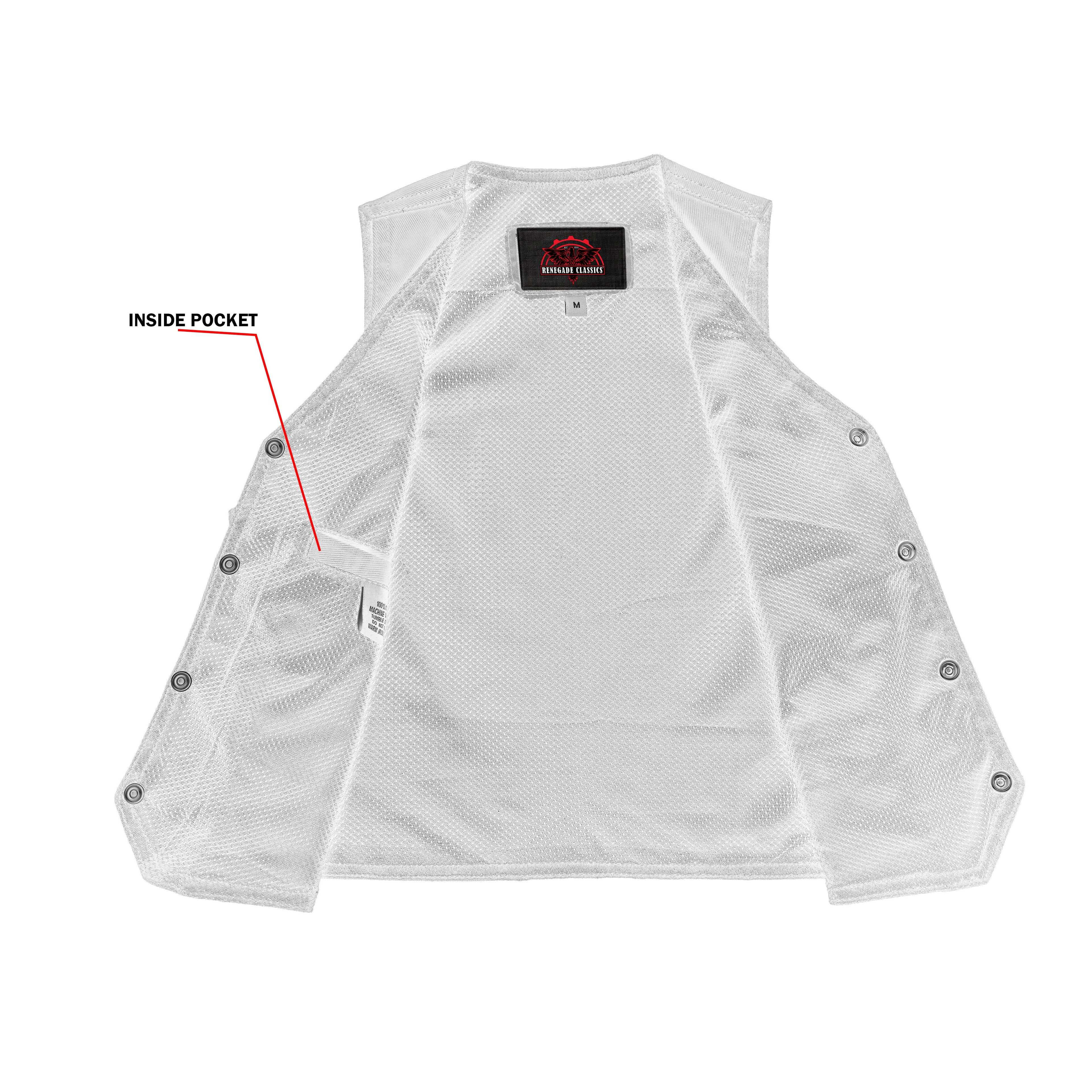 Kid's Denim Plain Side Vest