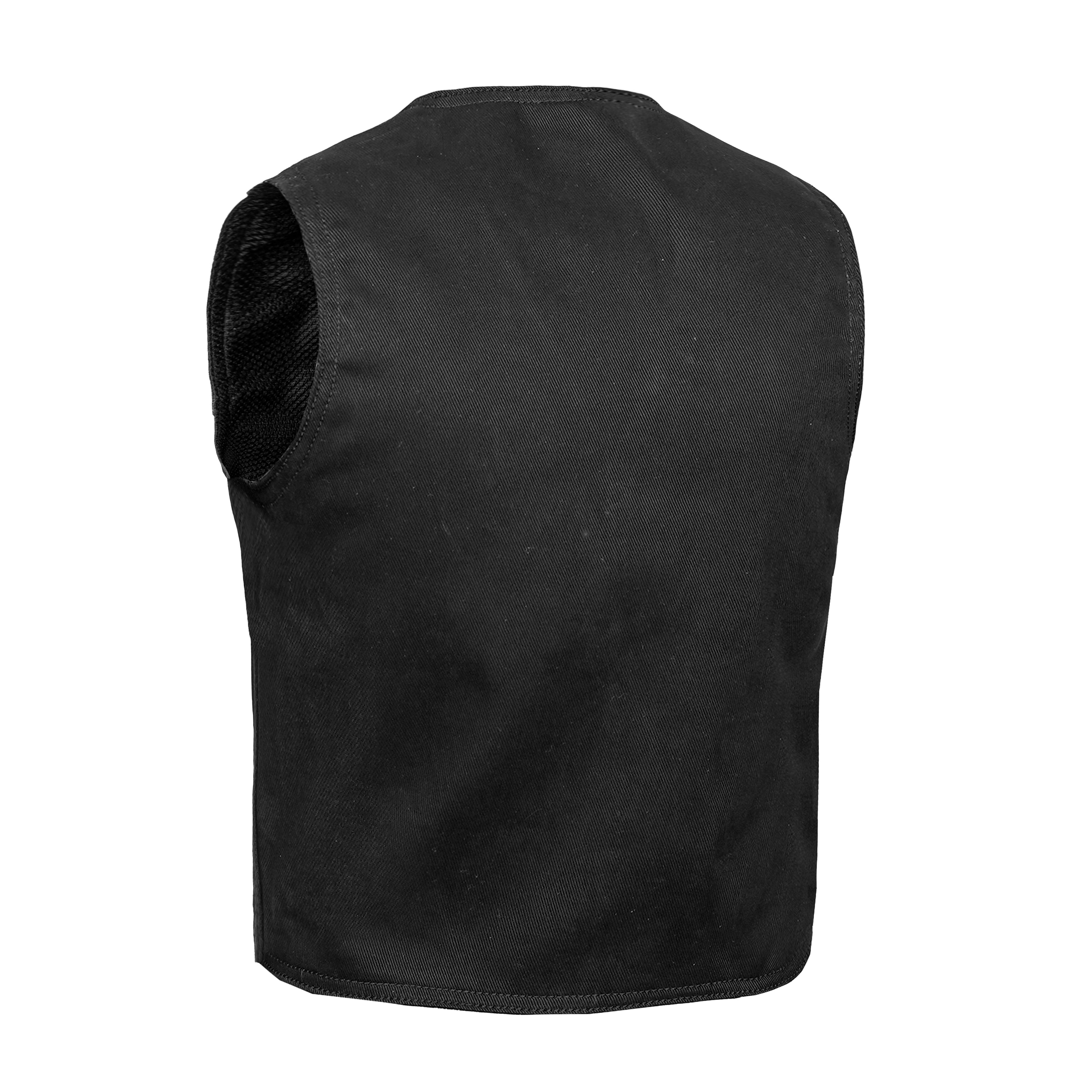 Kid's Denim Plain Side Vest
