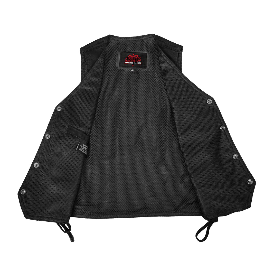 Kid's Denim Side Lace Vest