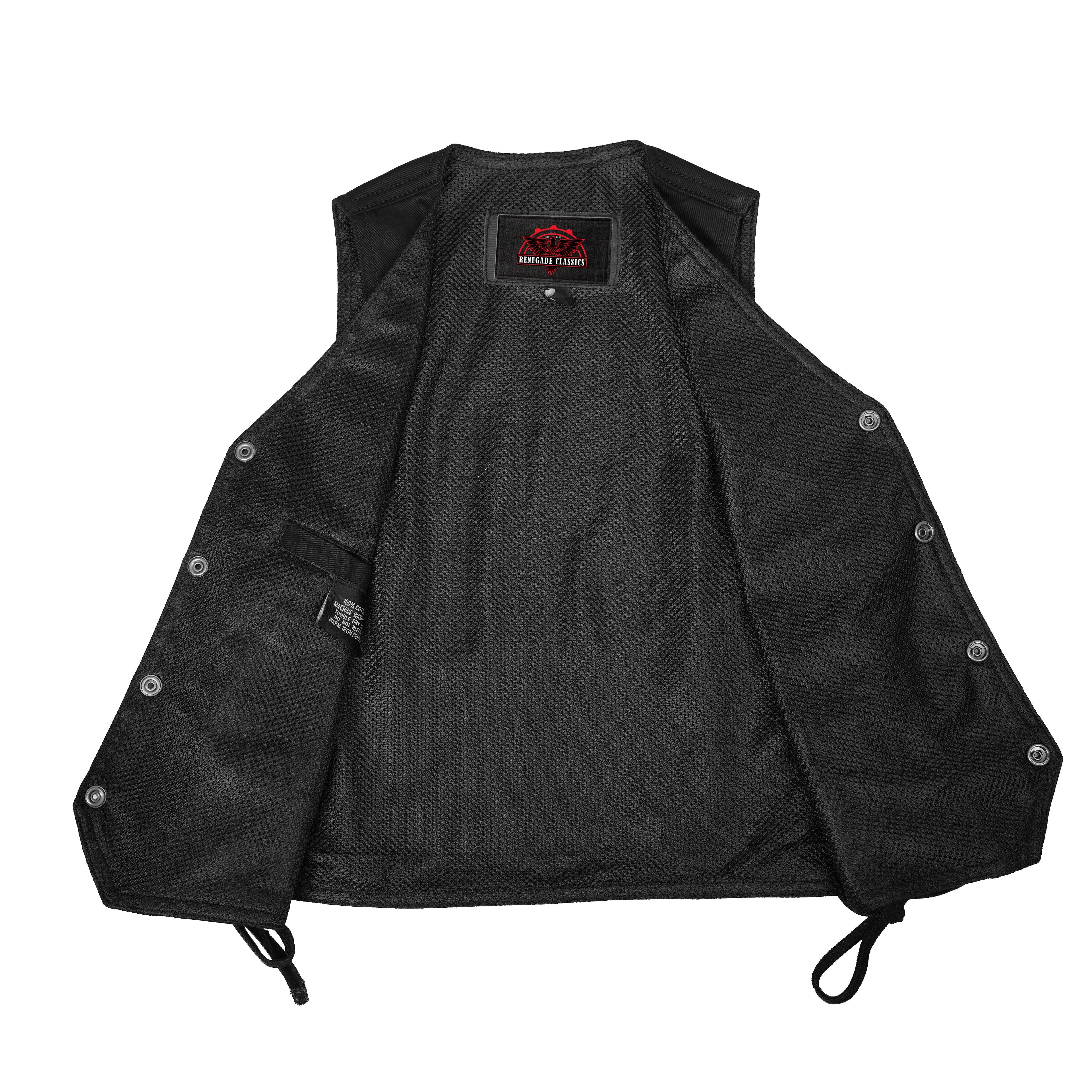 Kid's Denim Side Lace Vest