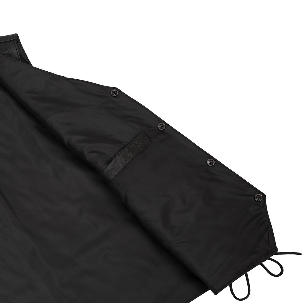Men's Side Lace Economy Vest - Black