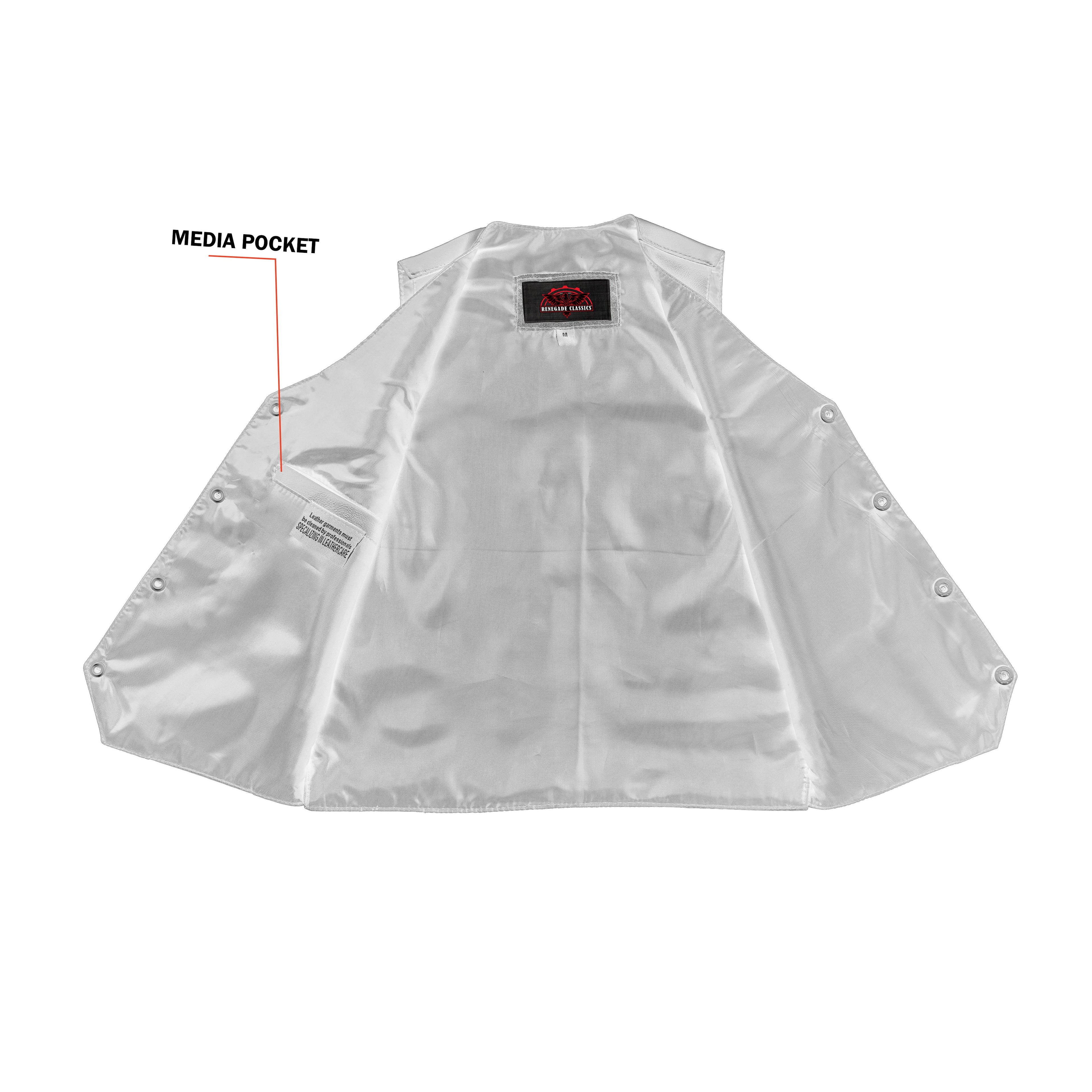 Kids Traditional Style Plain Side Vest