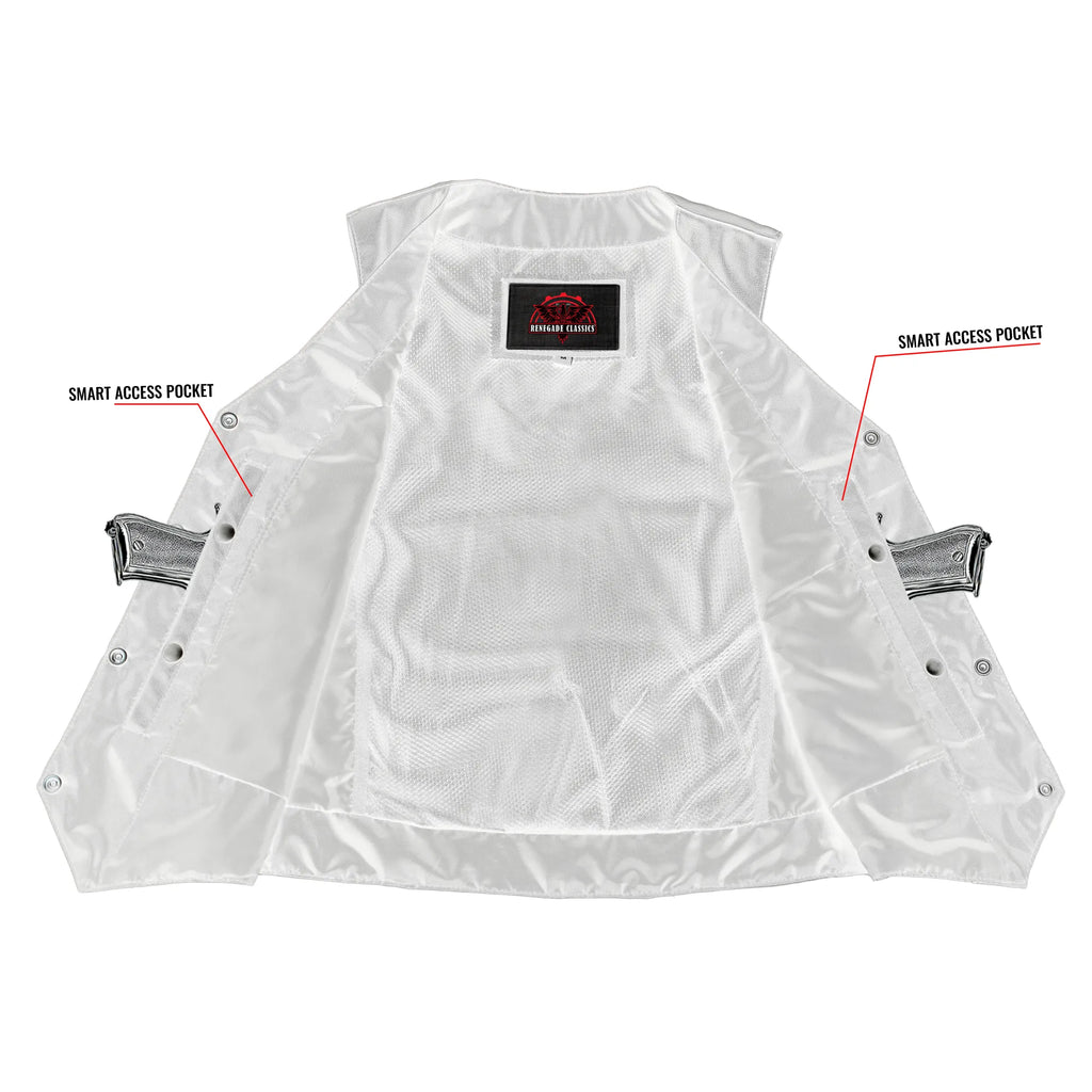 Women's Classic Plain Side Vest